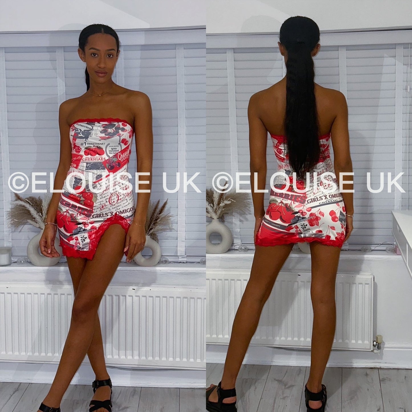CHERRY LACE DRESS