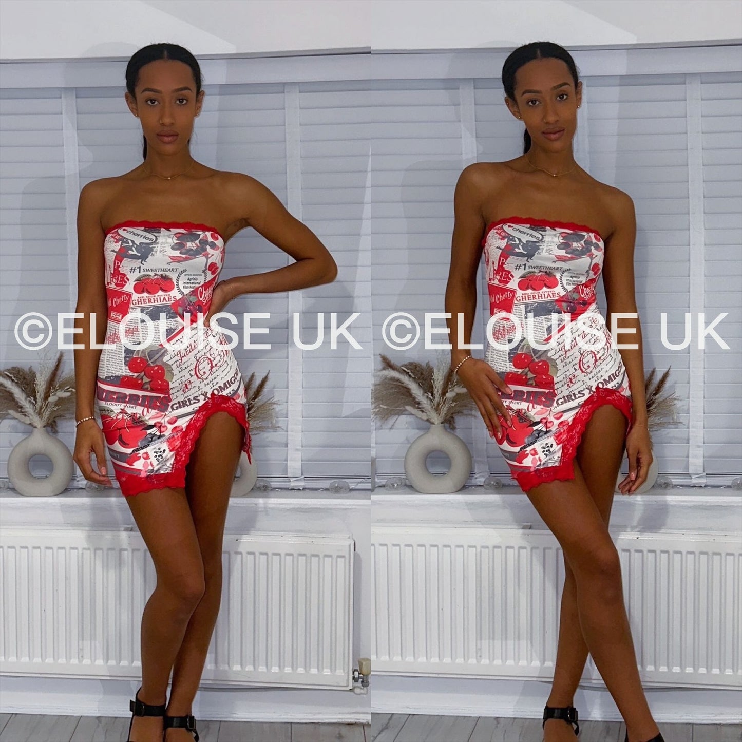 CHERRY LACE DRESS