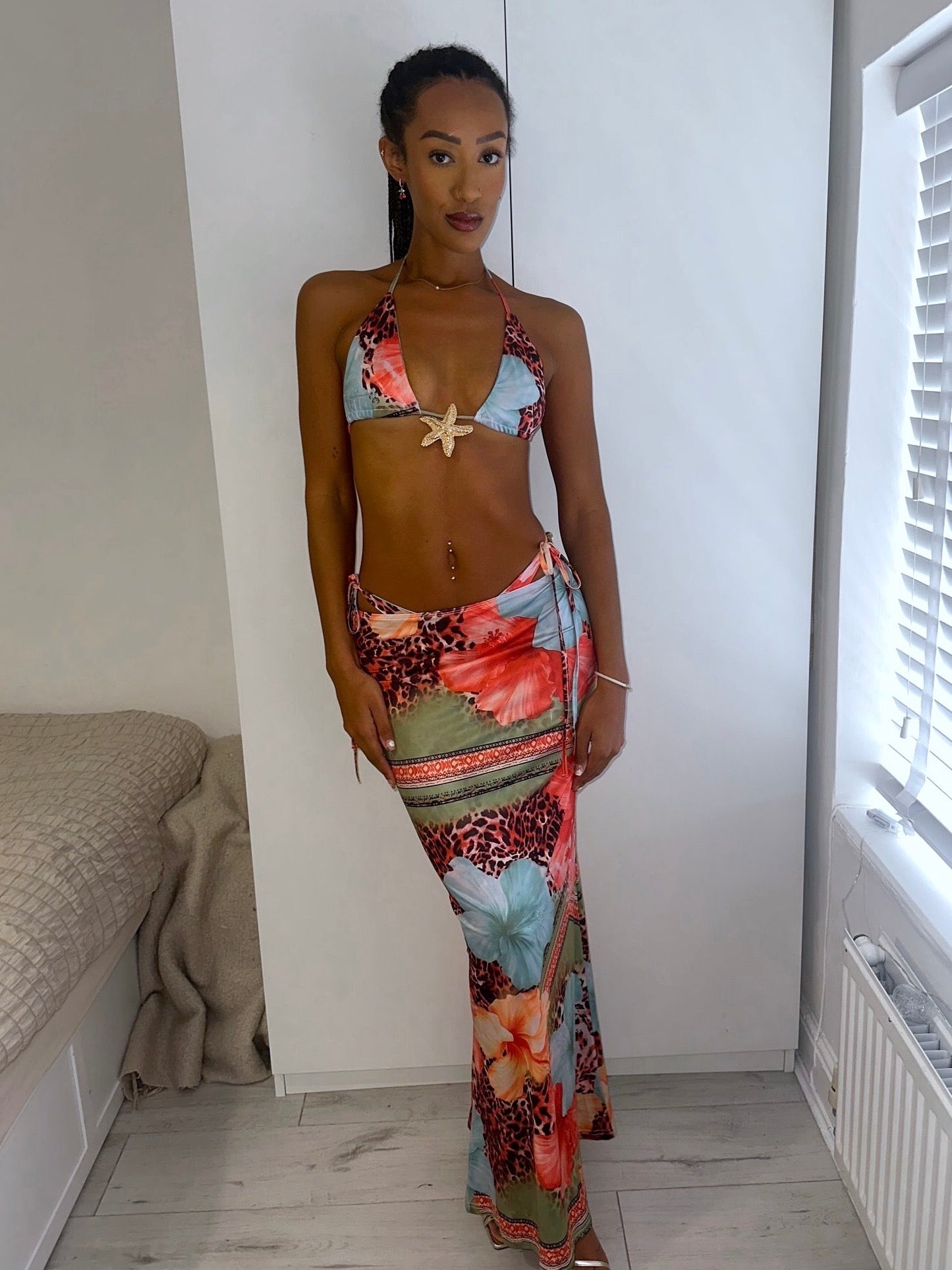 ‘ELLIE’ STARFISH PATTERNED 3 PIECE