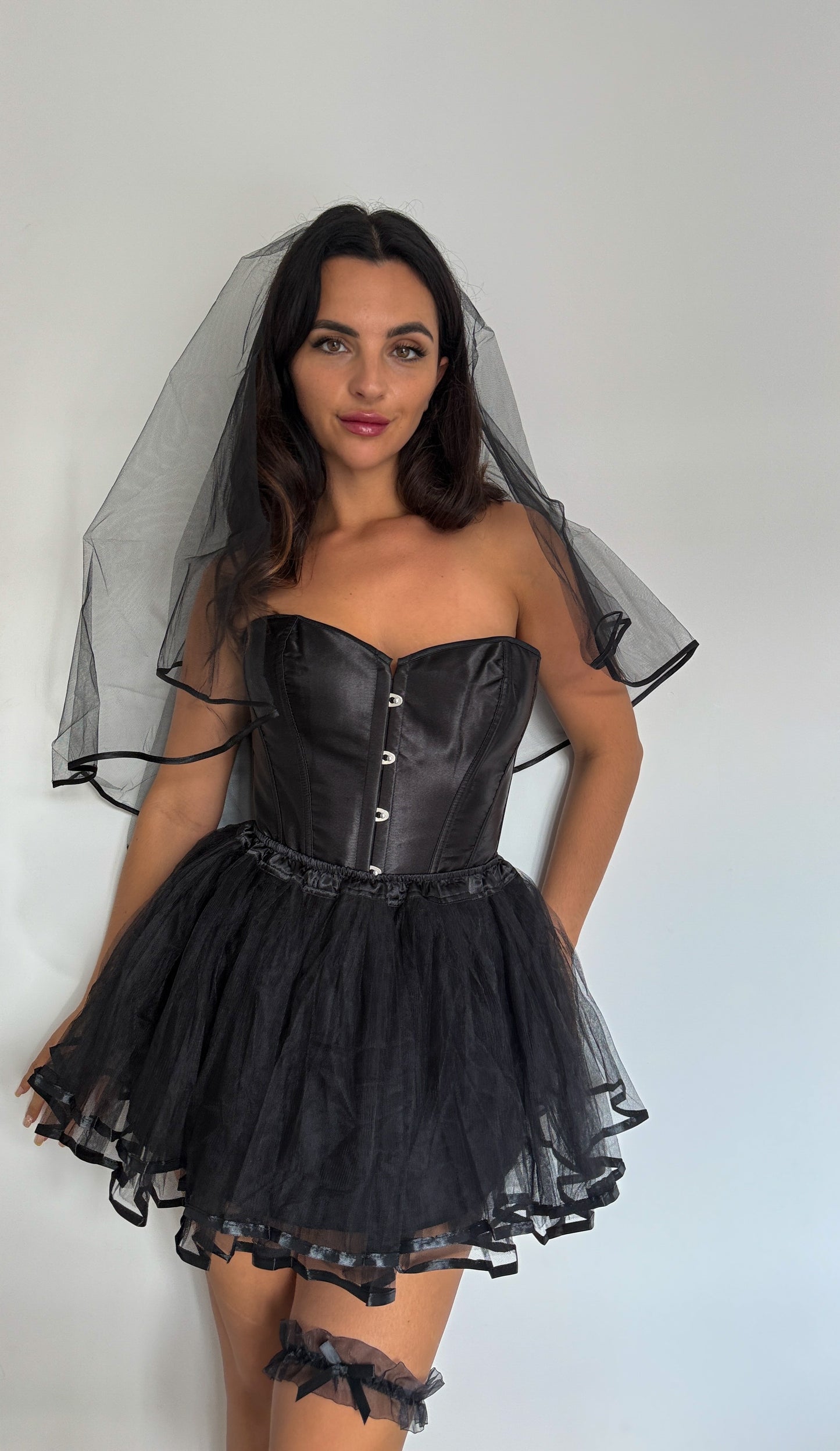 DEAD BRIDE / CORPSE BRIDE OUTFIT - BLACK