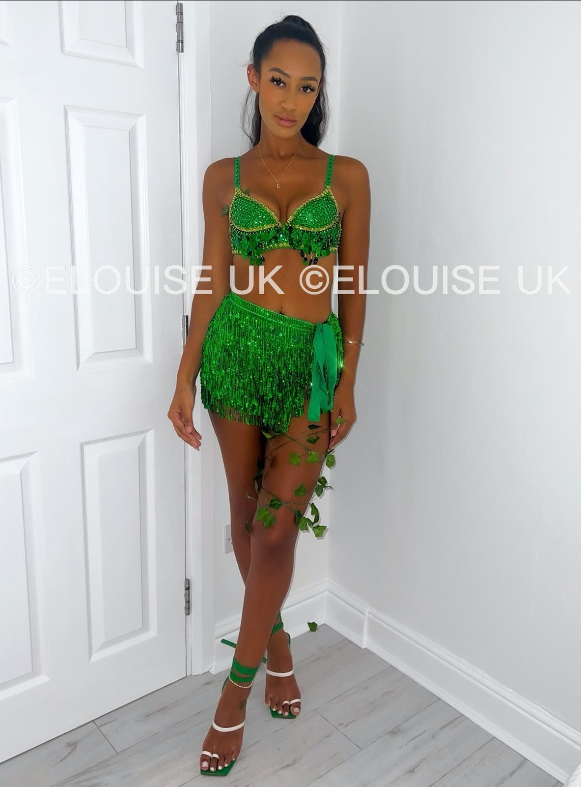 POISON IVY SEQUIN OUTFIT