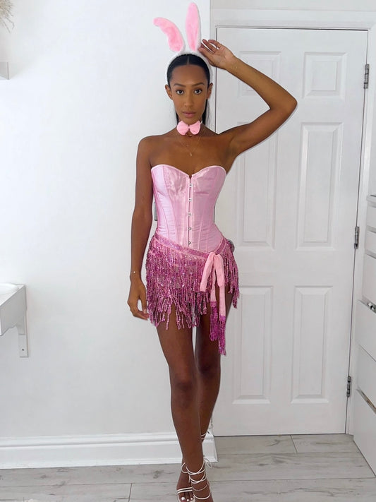 SPARKLY BUNNY OUTFIT - PINK