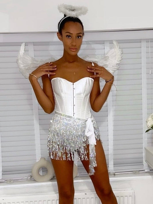 CORSET TOP - WHITE
