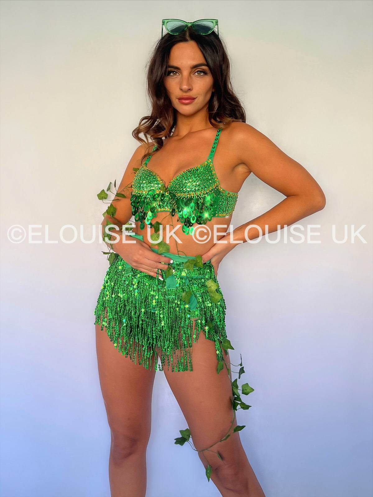 POISON IVY SEQUIN OUTFIT