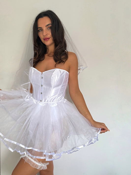 DEAD BRIDE / CORPSE BRIDE OUTFIT - WHITE