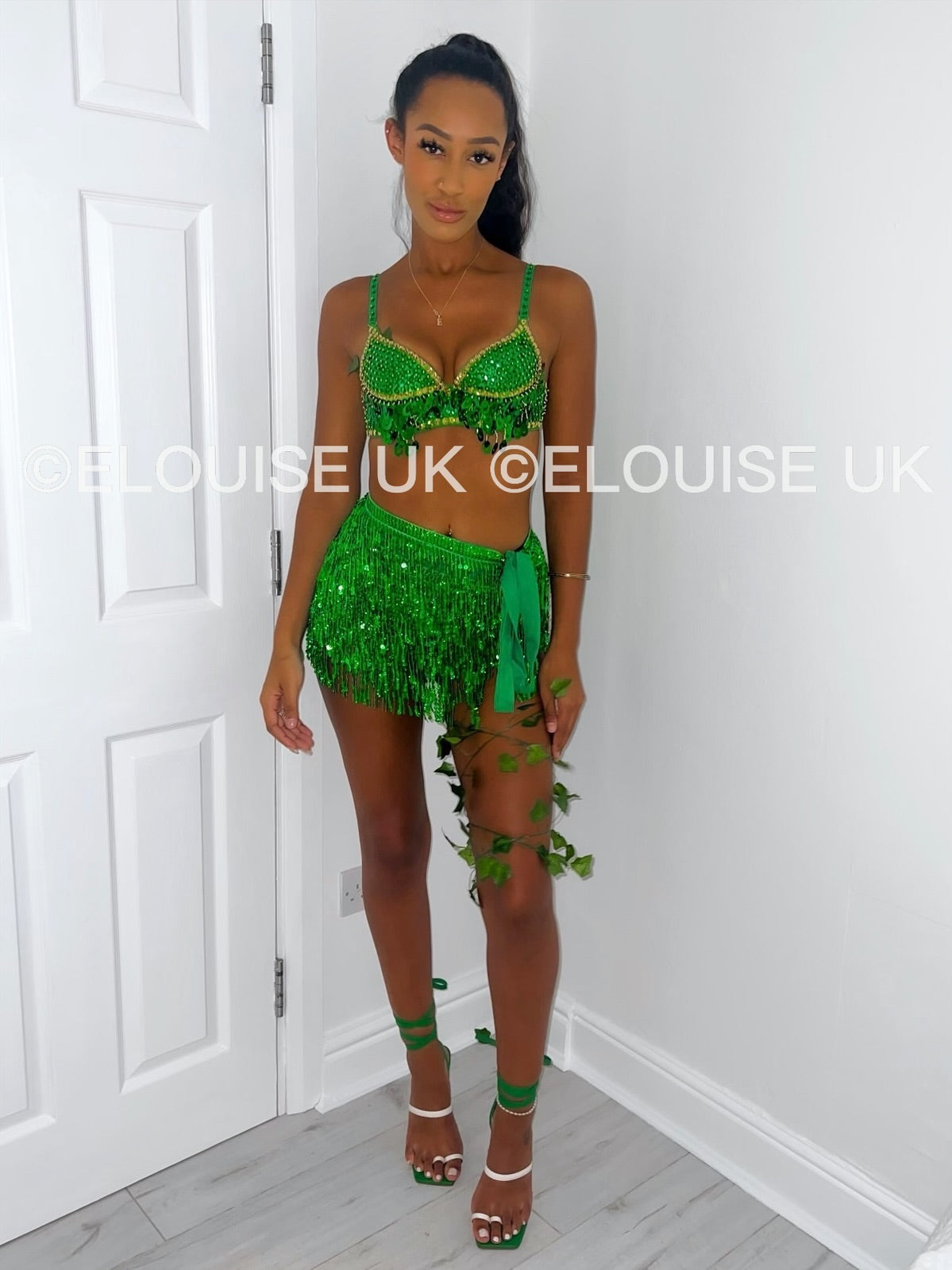 POISON IVY SEQUIN OUTFIT