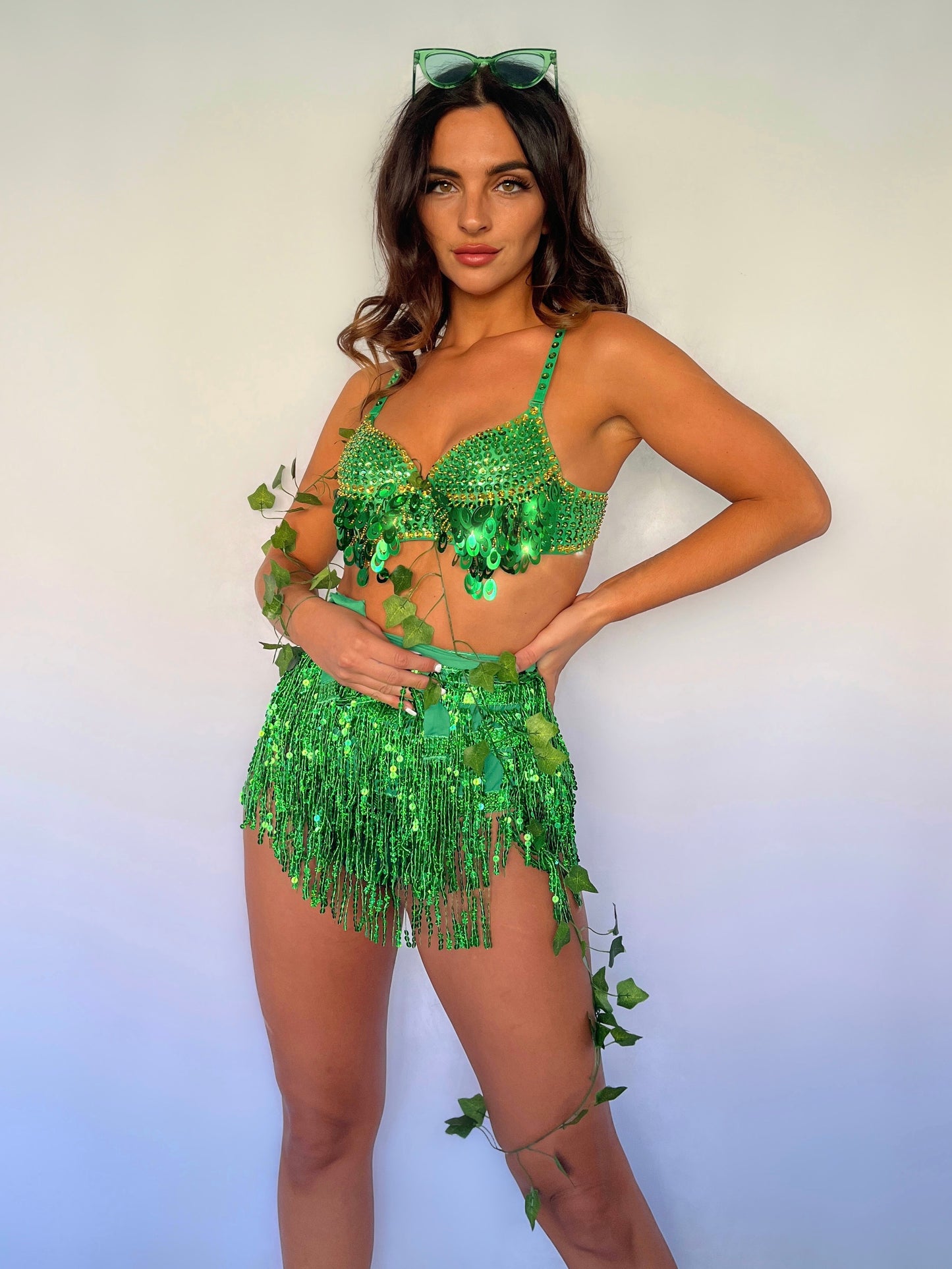 POISON IVY SEQUIN OUTFIT
