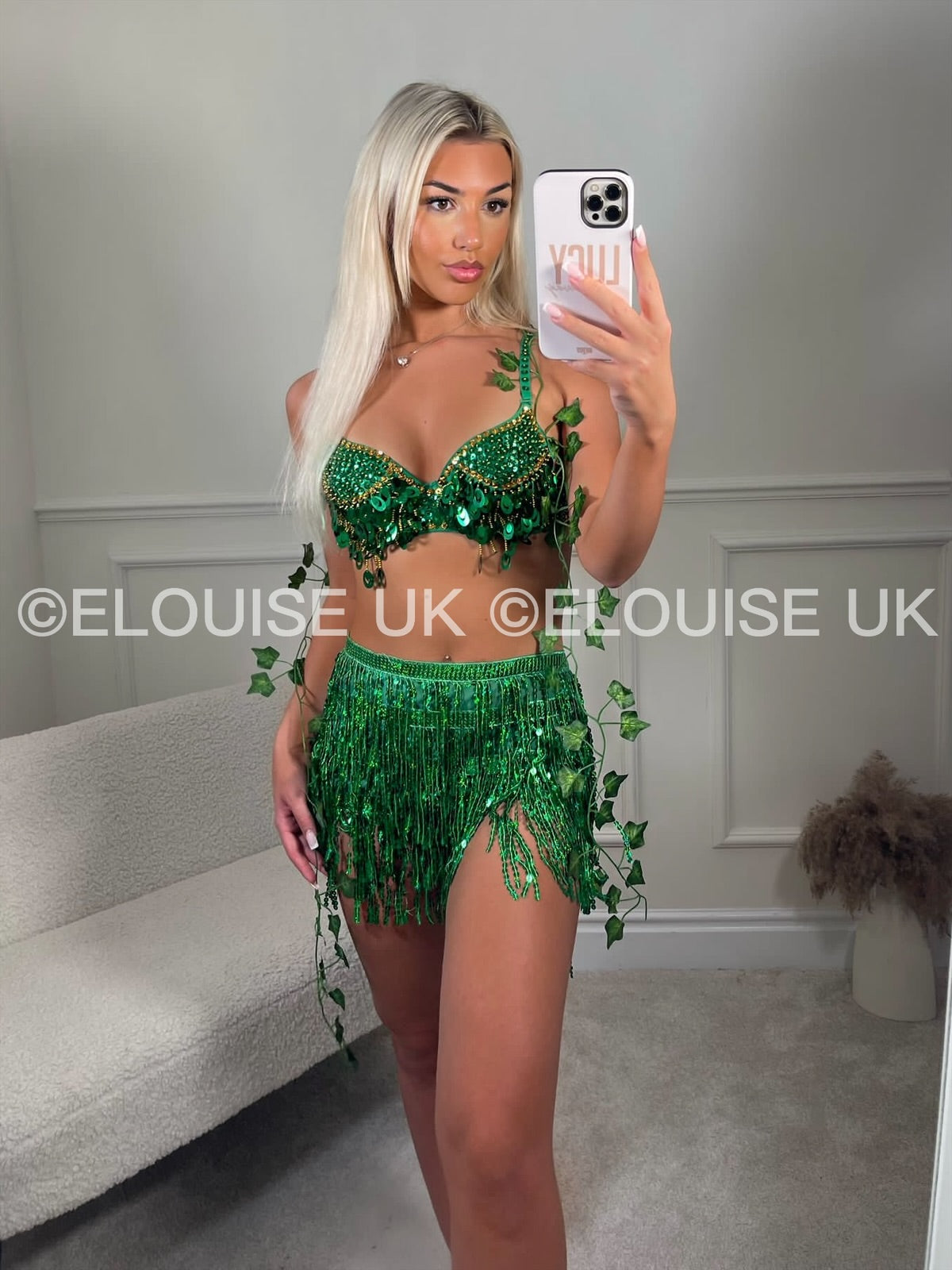 POISON IVY SEQUIN OUTFIT