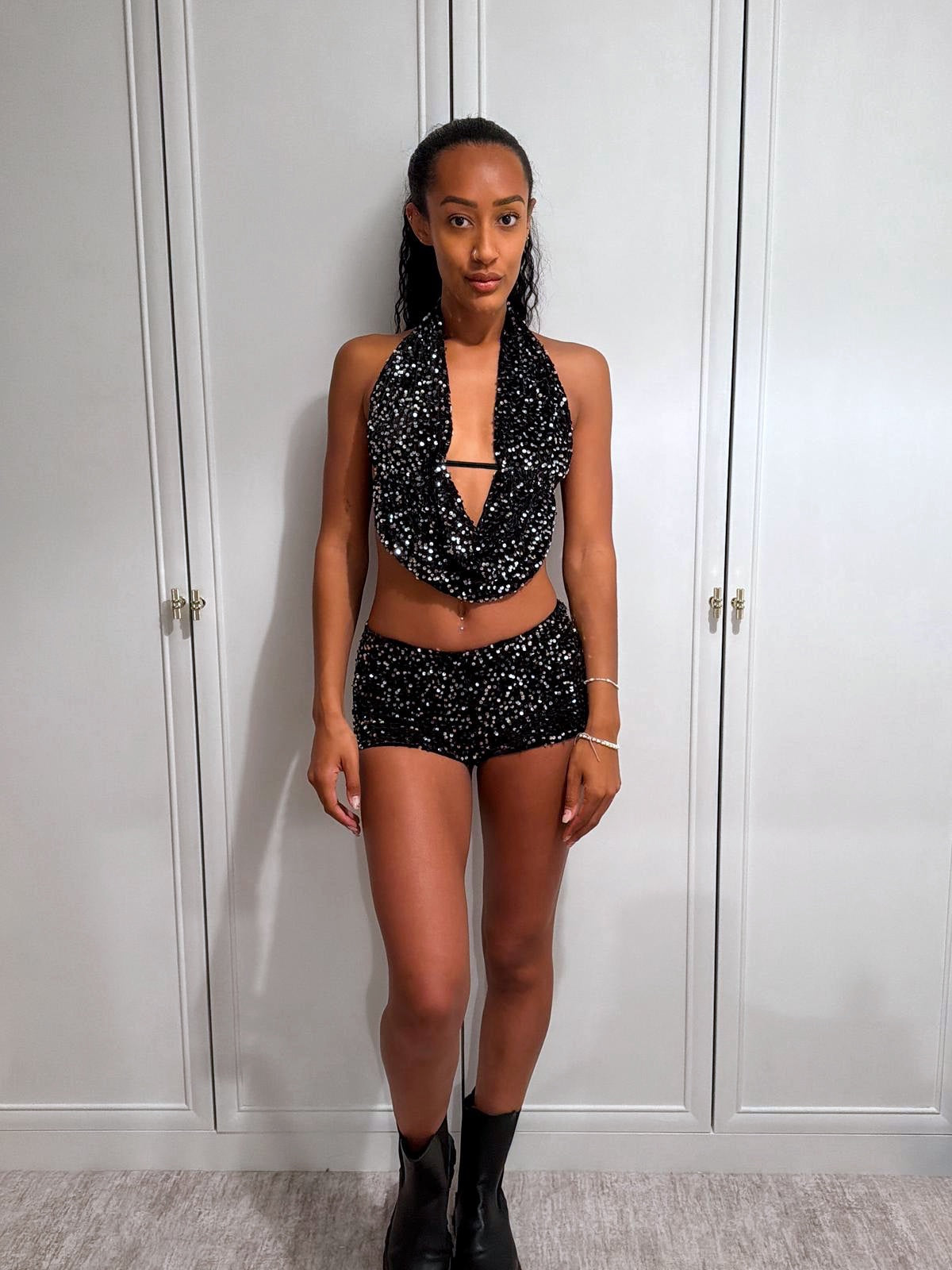 ‘GIA’ SEQUIN TWO PIECE SET - ECLIPSE