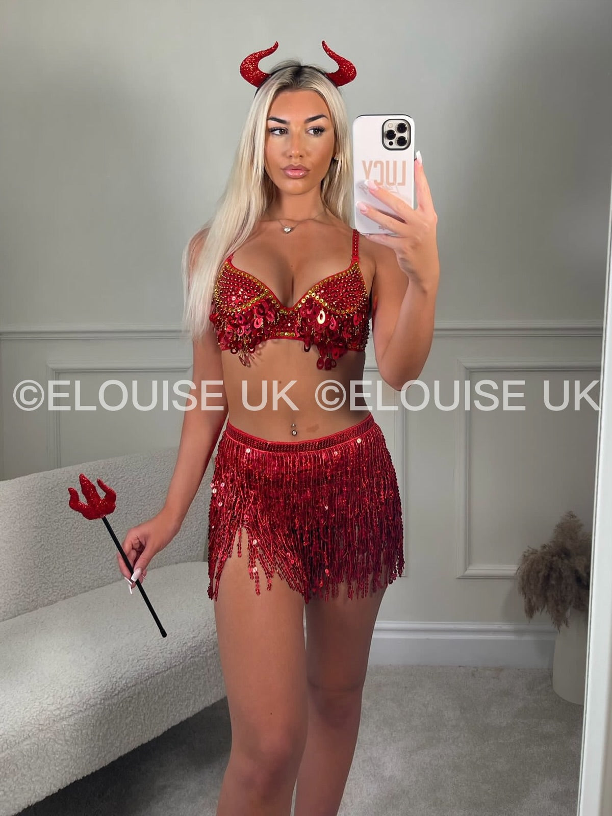 DEVIL SEQUIN OUTFIT