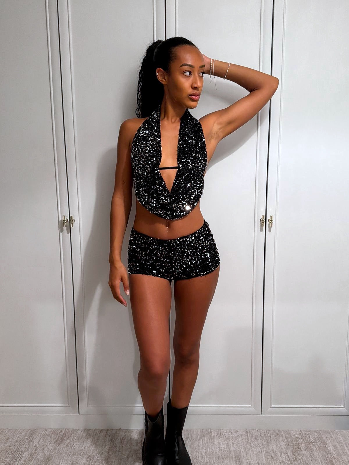 ‘GIA’ SEQUIN TWO PIECE SET - ECLIPSE