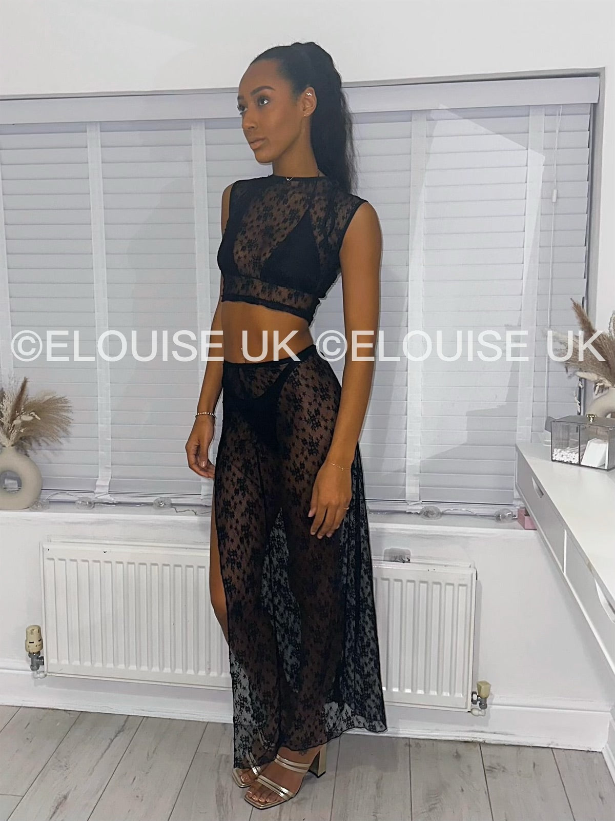 “MEGAN” LACE MAXI SKIRT CO ORD