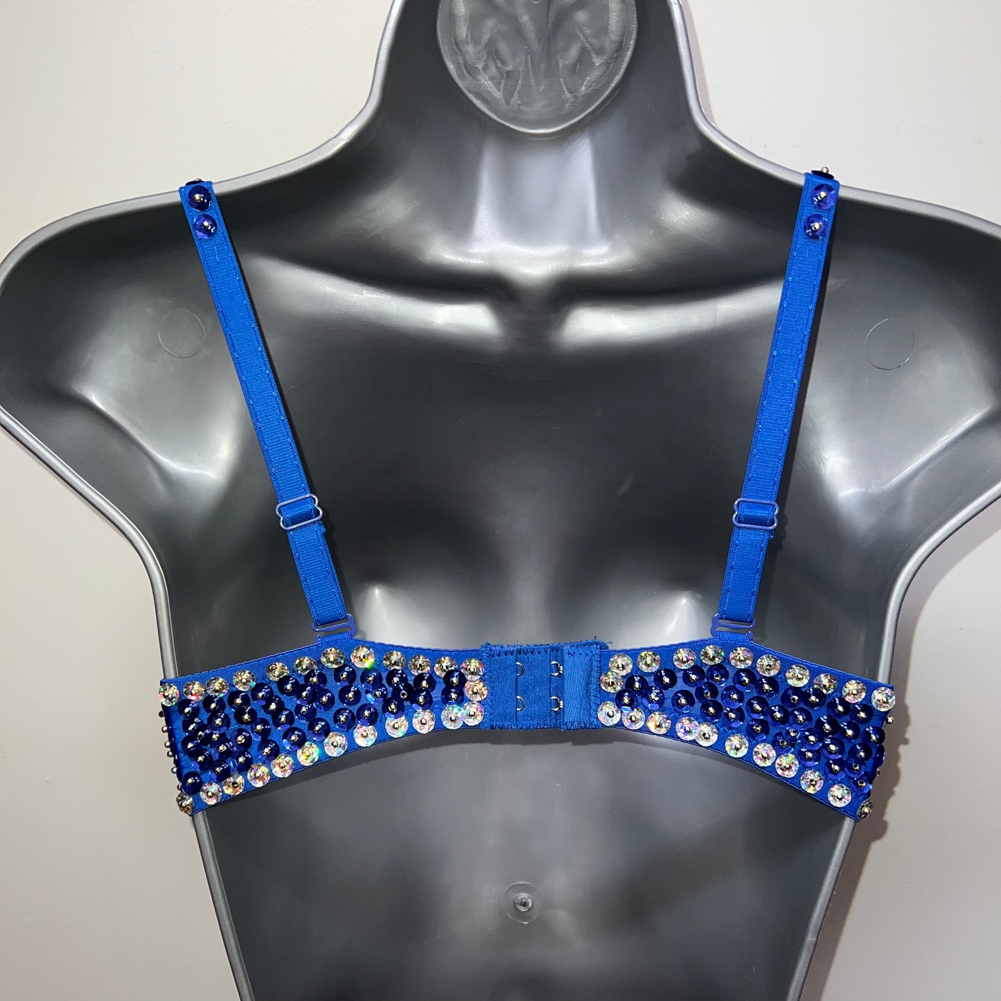 ROYAL BLUE SEQUIN BRA