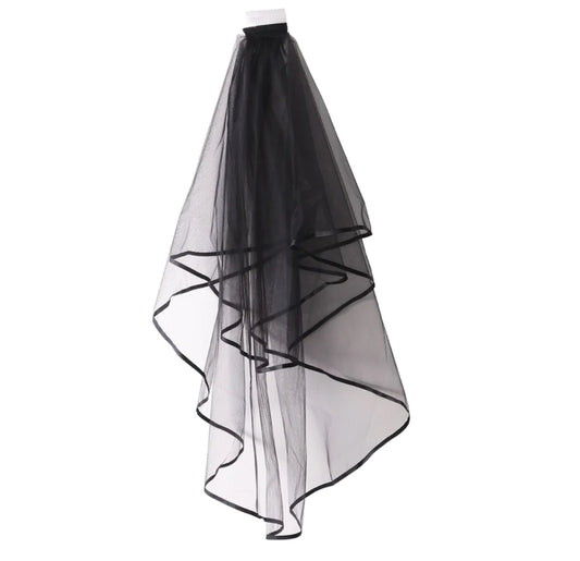 BRIDAL VEIL - BLACK