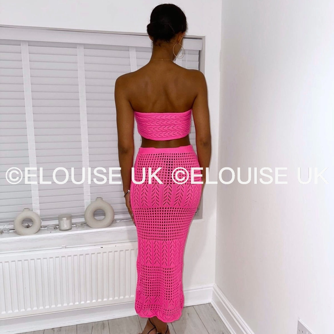 “ARABELLA” CROCHET TWO PIECE - PINK