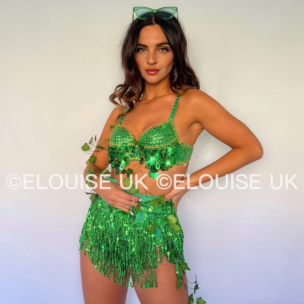 SEQUIN TWO PIECE - GREEN