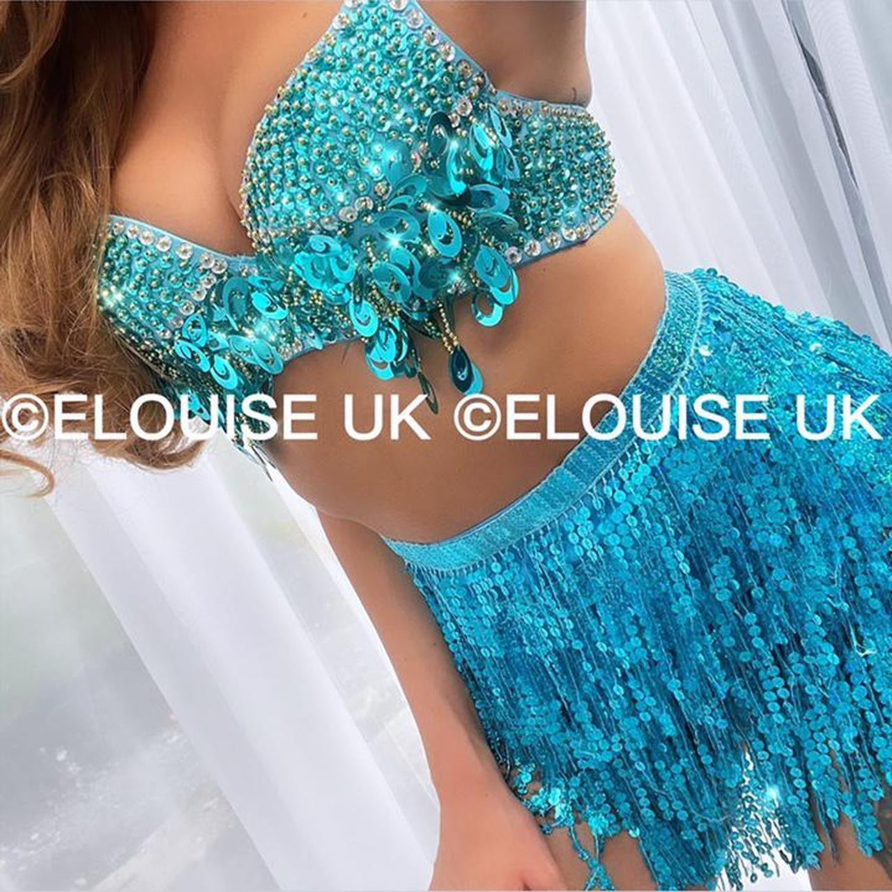 SEQUIN TWO PIECE - BLUE