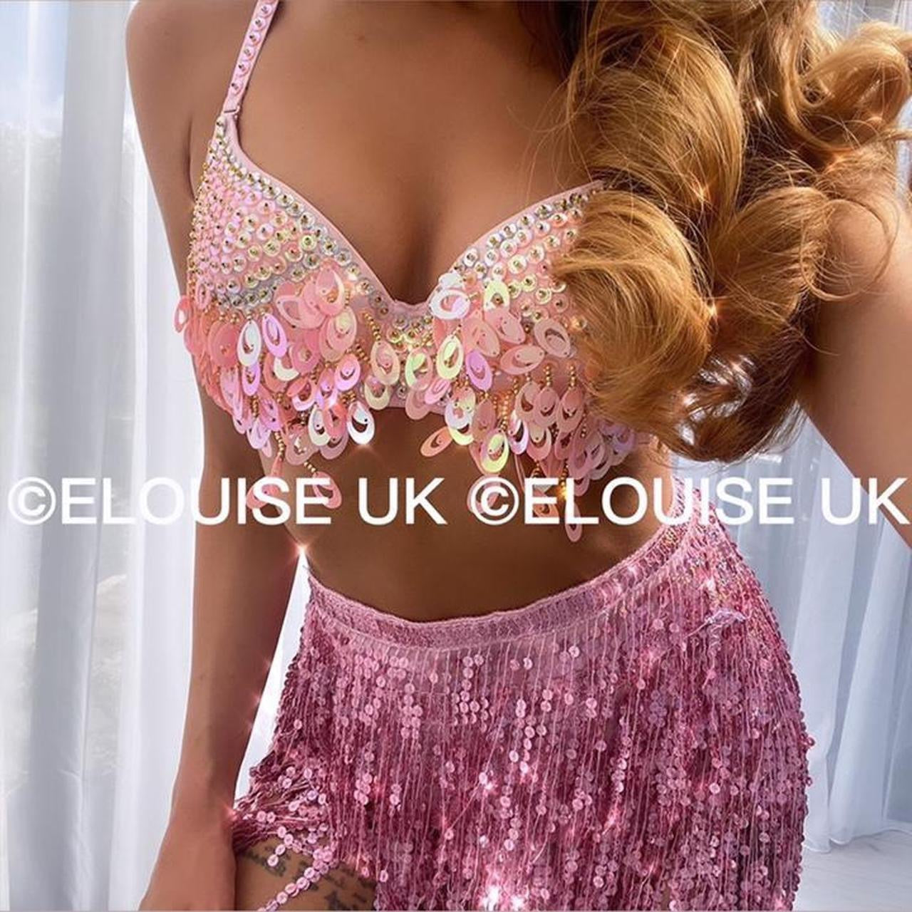 Sequin Two Piece - Baby Pink