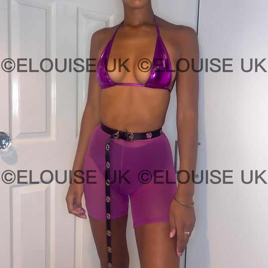 MESH SHORTS - PURPLE