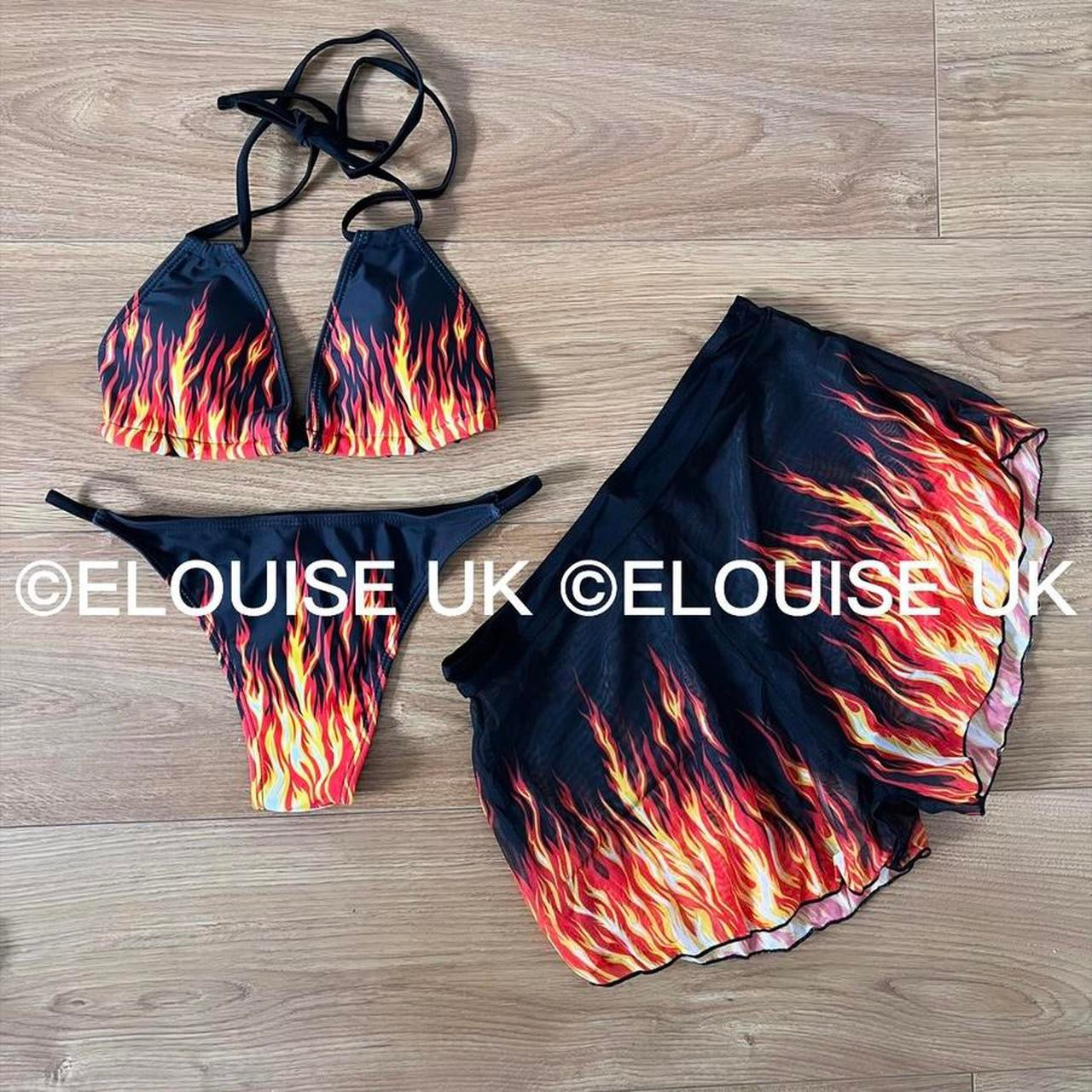 Flame 3 piezas Bikini set