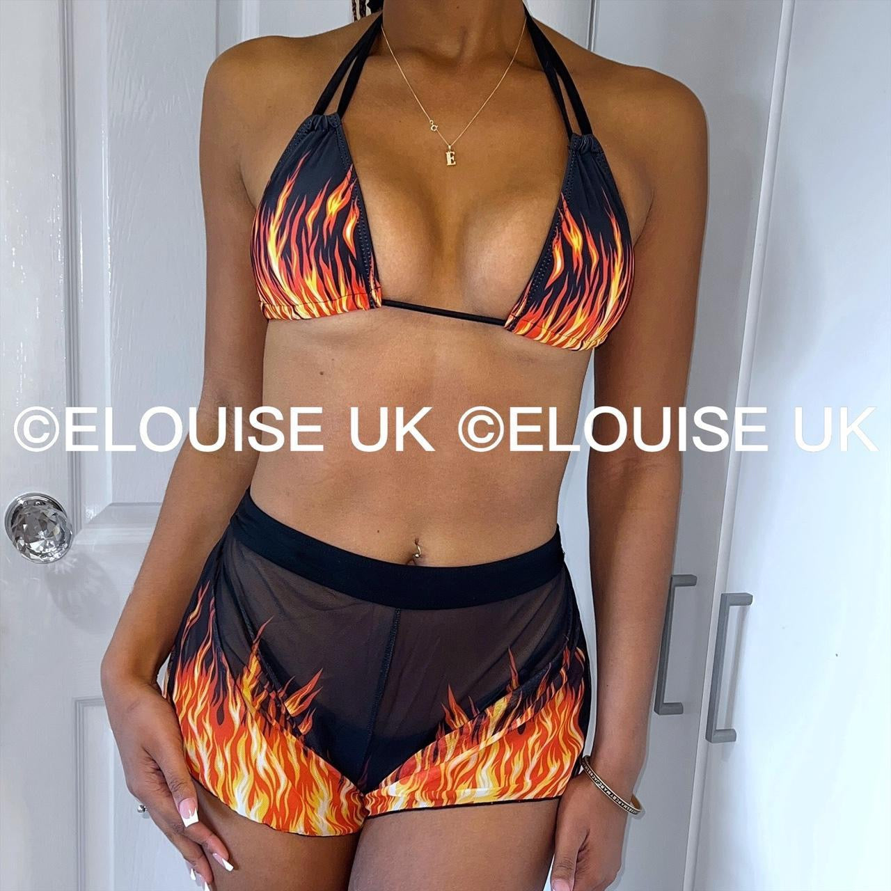 Flame 3 piezas Bikini set