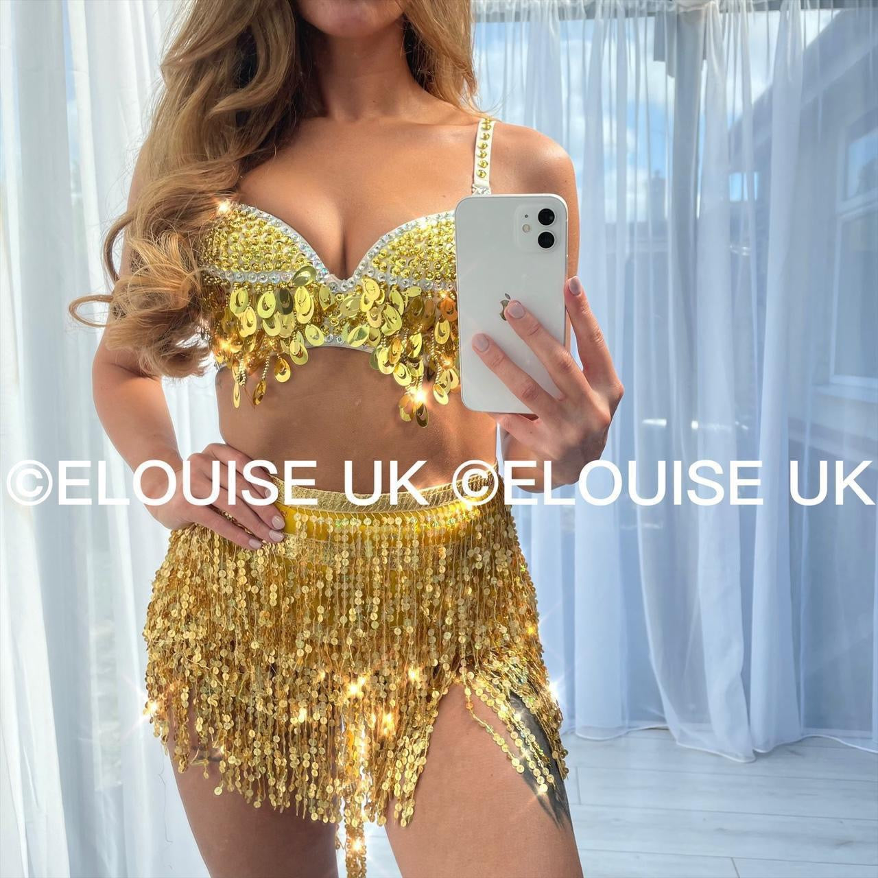 SEQUIN TWO PIECE - GOLD