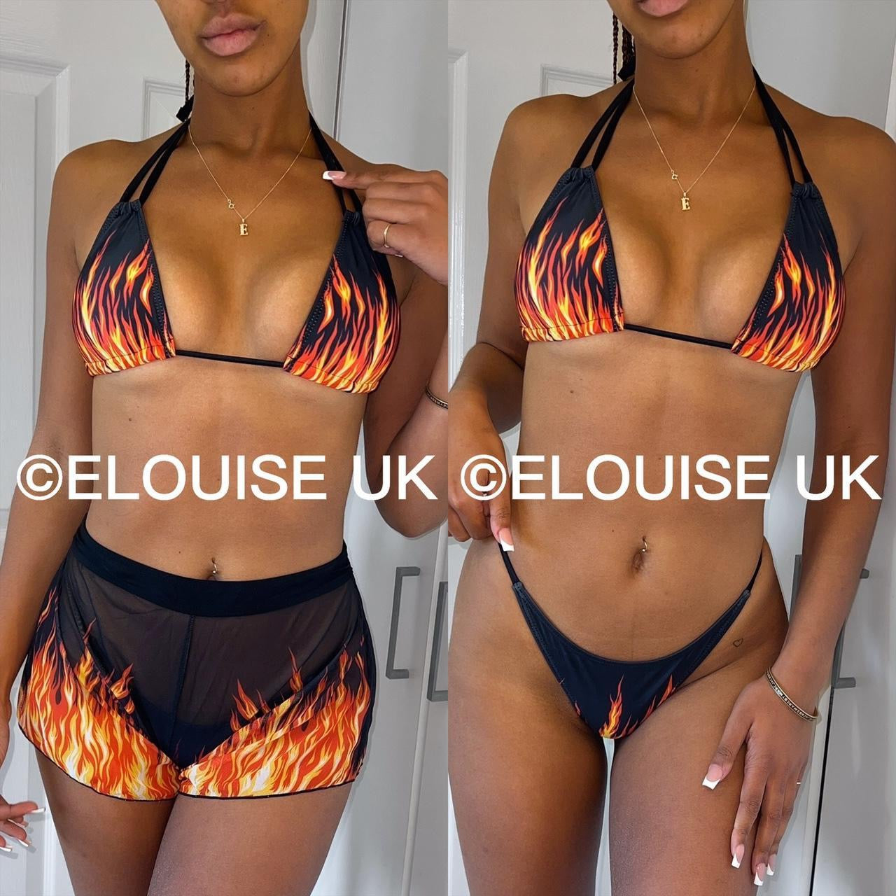 Flame 3 piezas Bikini set