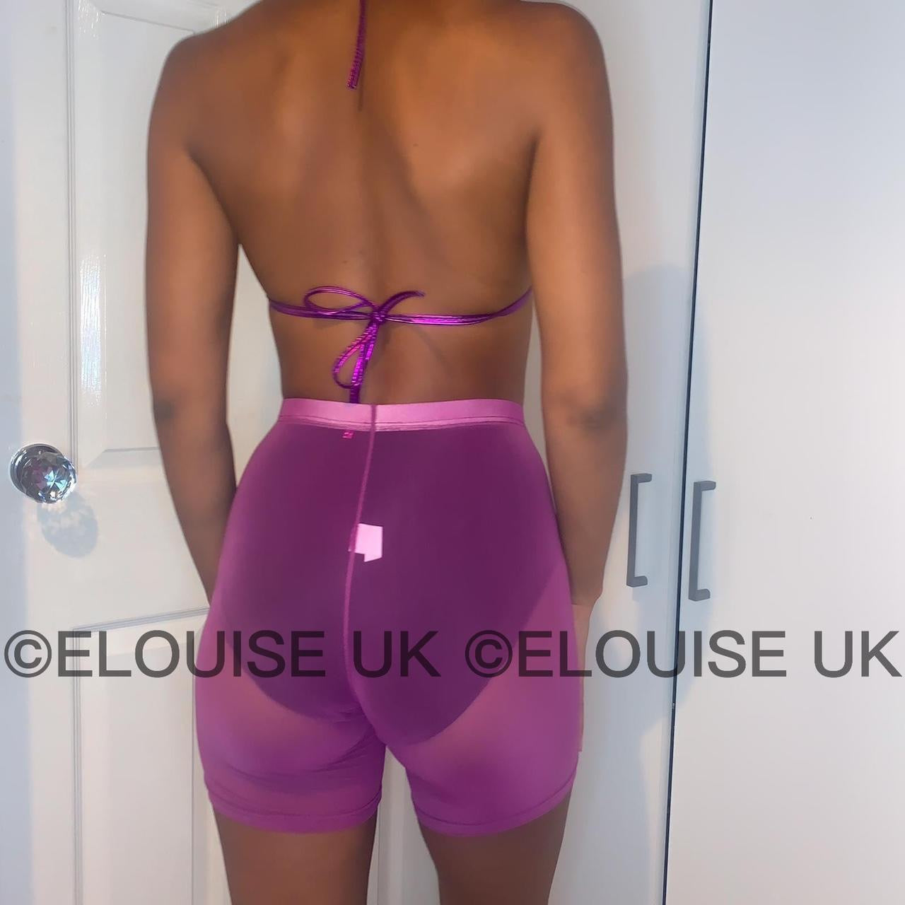 MESH SHORTS - PURPLE