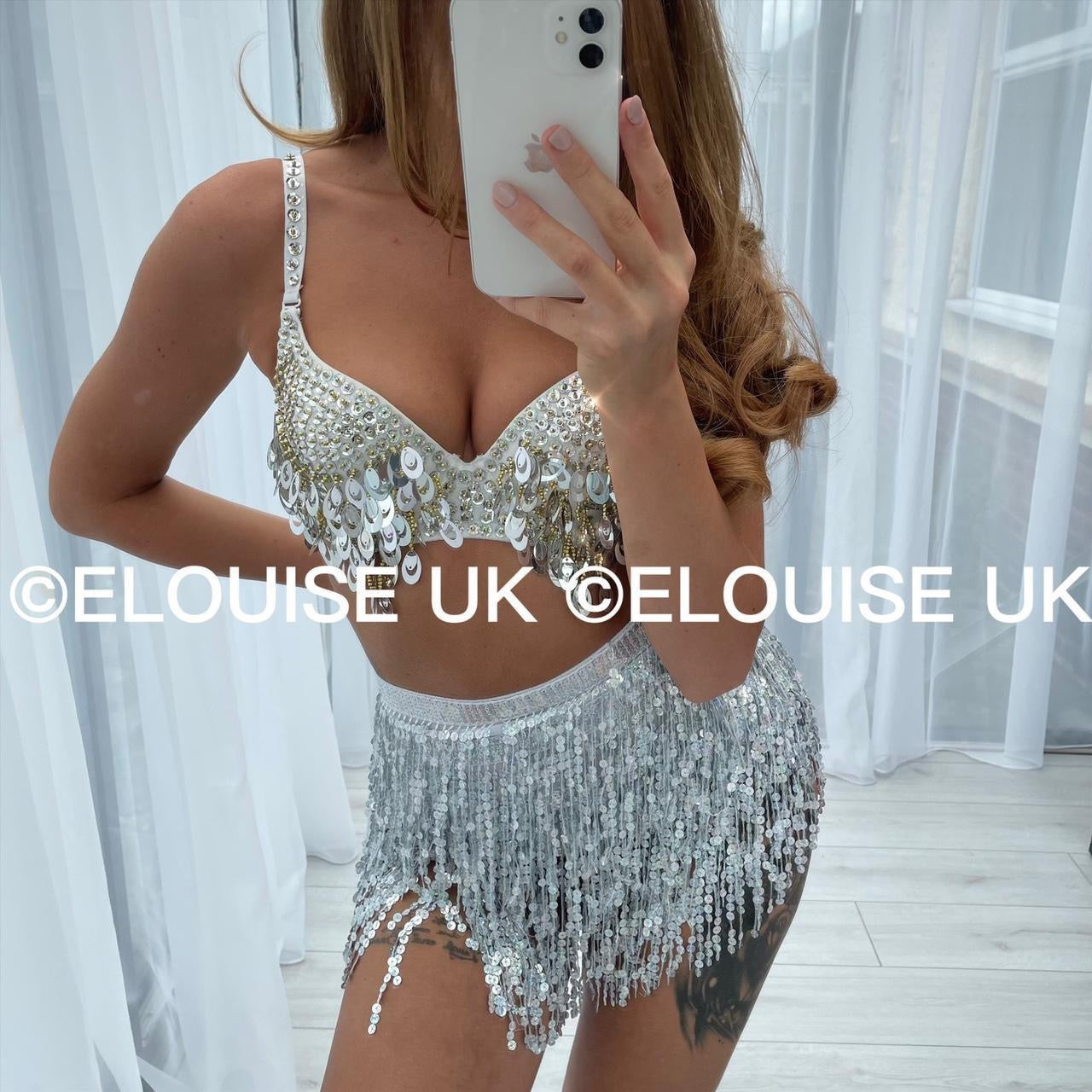 SEQUIN TWO PIECE - SILVER