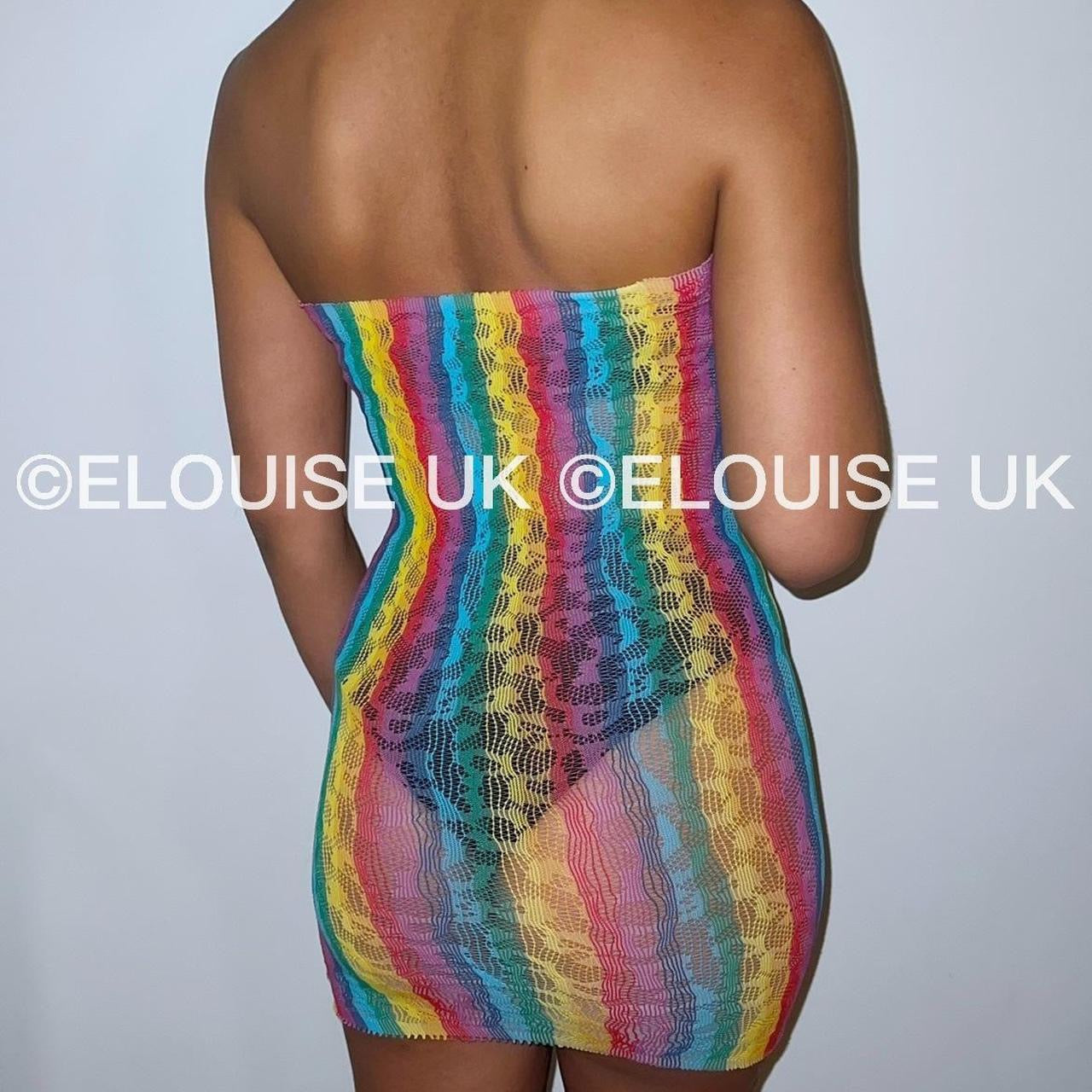 Vestido de Bandeau de Rainbow